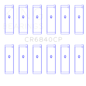 Nissan VQ40DE Connecting Rod Bearings - King Engine Bearings - Size 0.25 - `05-`12 Nissan VQ40DE Connecting Rod Bearings - King Engine Bearings - Size 0.25 - `05-`12